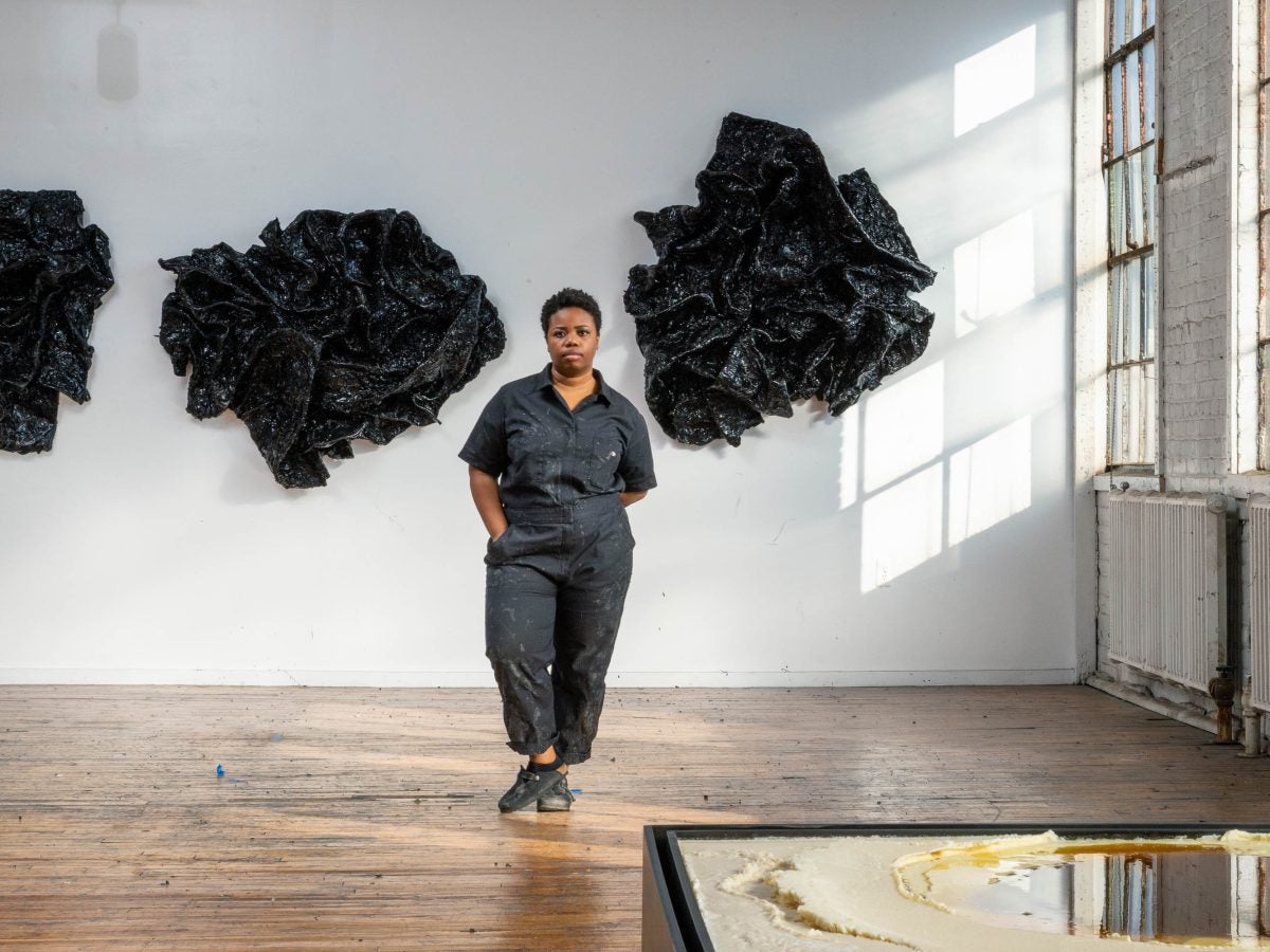 Artist Allana Clarke Addresses Hair Trauma Through Her Work With Weave Glue