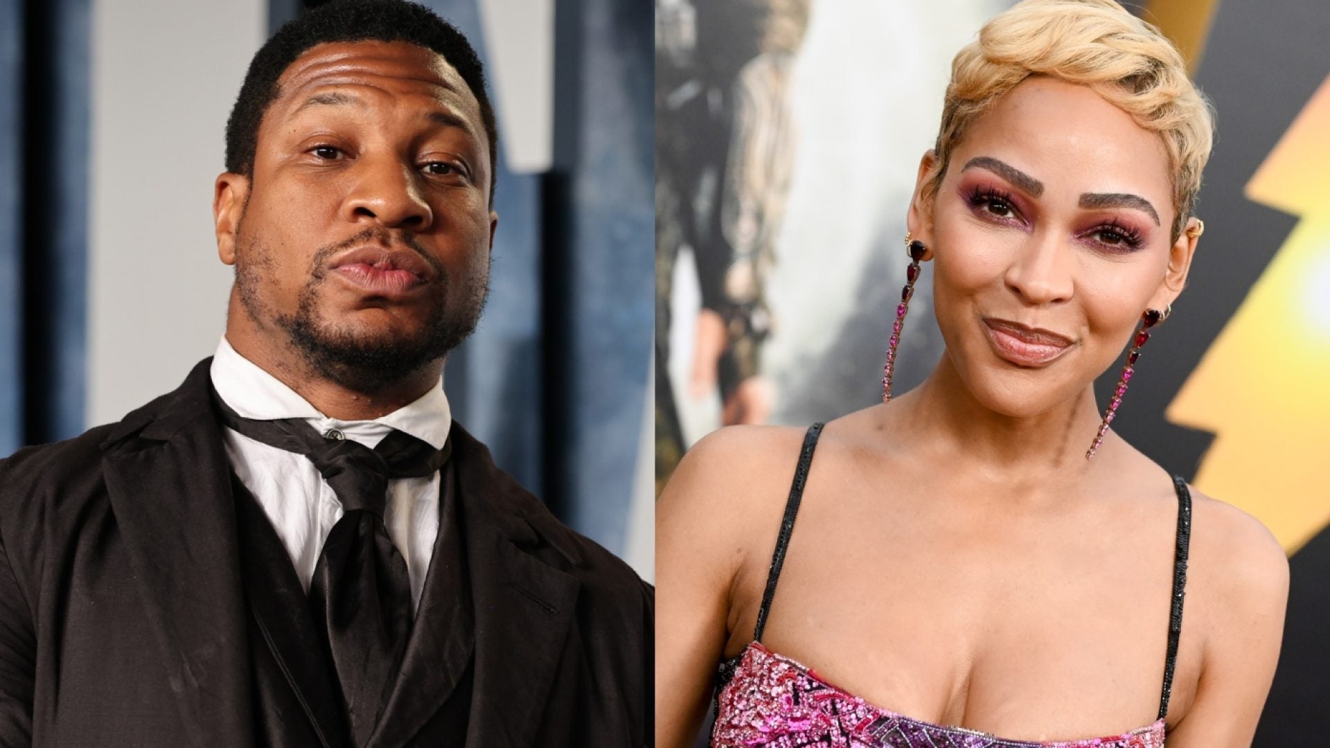 Jonathan Majors And Meagan Good Hold Hands Amid Rumors They're Dating