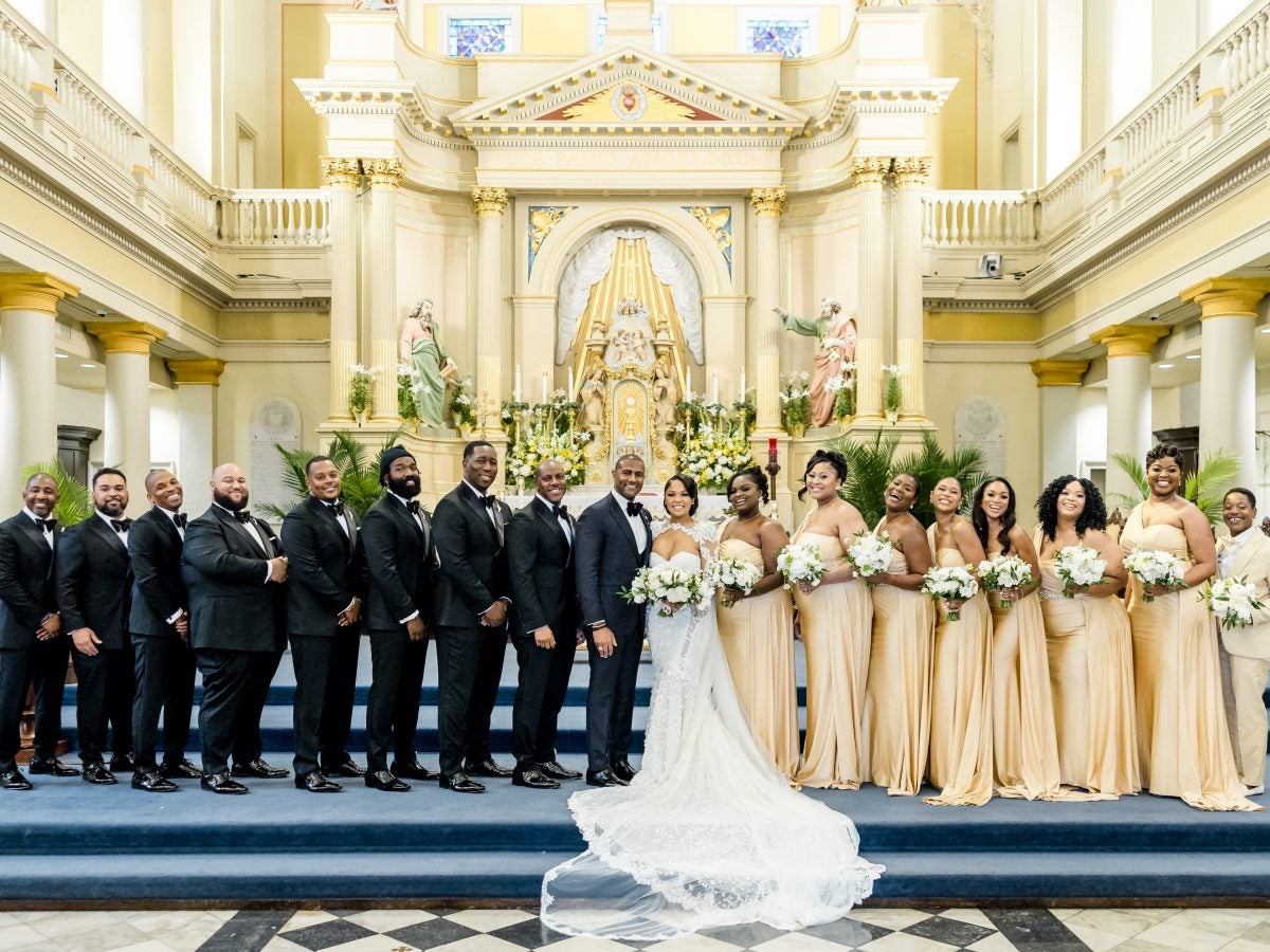 Bridal Bliss: Sevetri And Aulston's NOLA Wedding Had Performances By A Second Line Band, A Gospel Choir — And Juvenile