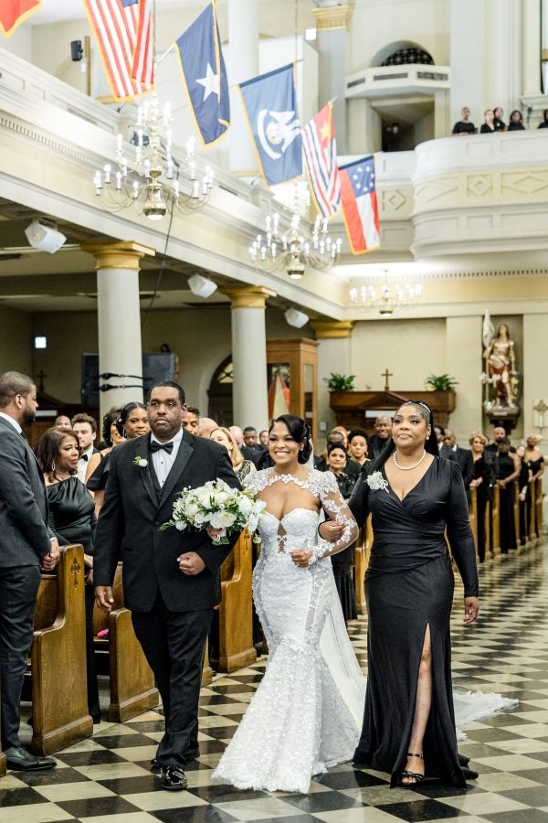 Bridal Bliss: Sevetri And Aulston's NOLA Wedding Had Performances By A Second Line Band, A Gospel Choir — And Juvenile