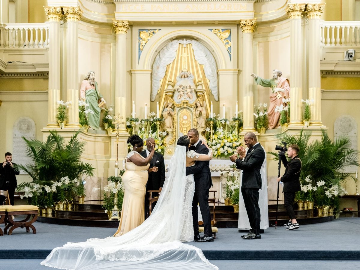Bridal Bliss: Sevetri And Aulston's NOLA Wedding Had Performances By A Second Line Band, A Gospel Choir — And Juvenile