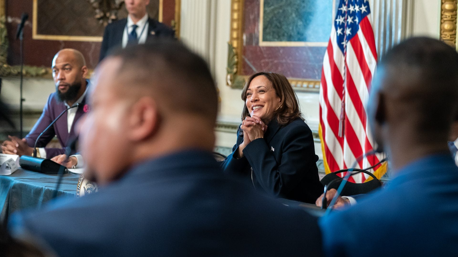 Vice President Kamala Harris Convened Men Of Color Entrepreneurs At The White House, Stresses Their Need For "Access"