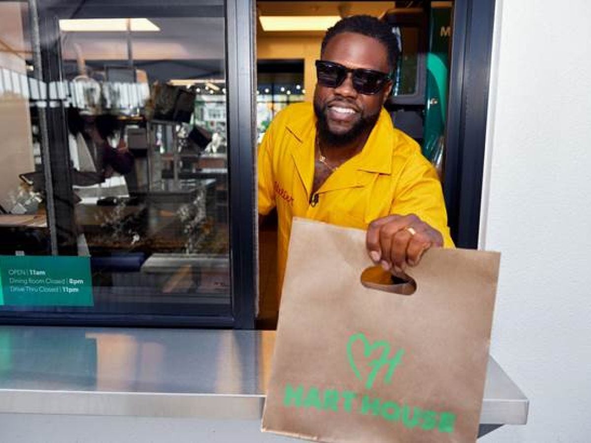 Kevin Hart Opens A Vegan Drive Thru In LA