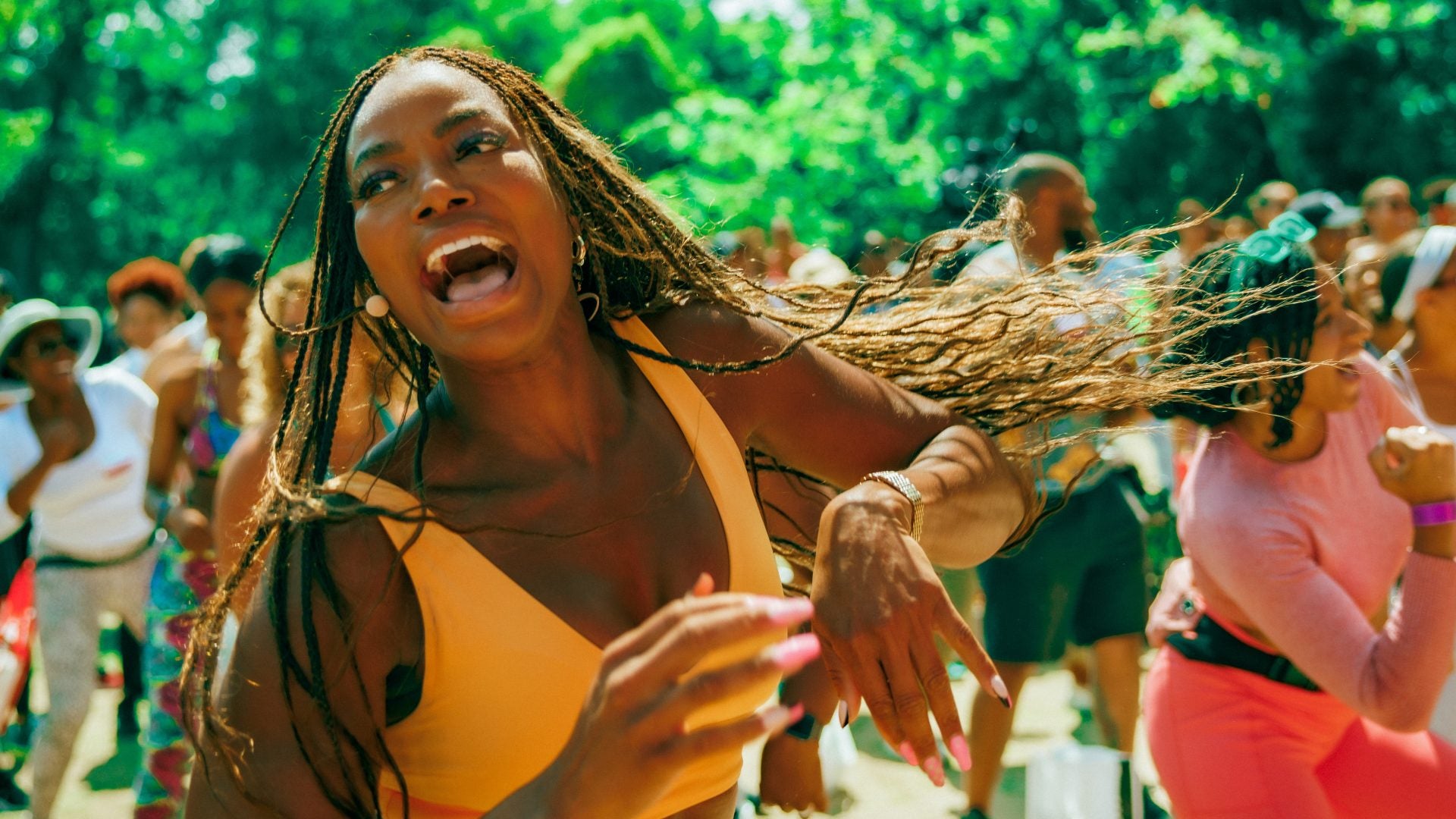 200+ Black Women Joined The Morning Mindset With Tai Hike And Experience In Los Angeles During BET Awards Weekend