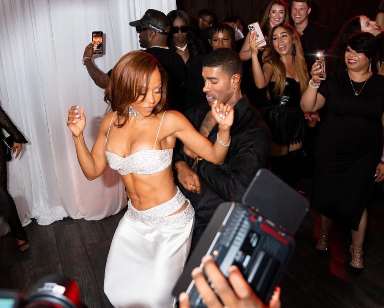 Skyh Black Threw Fiancée KJ Smith A Sexy Surprise Bachelorette Party In The ATL Essence pic