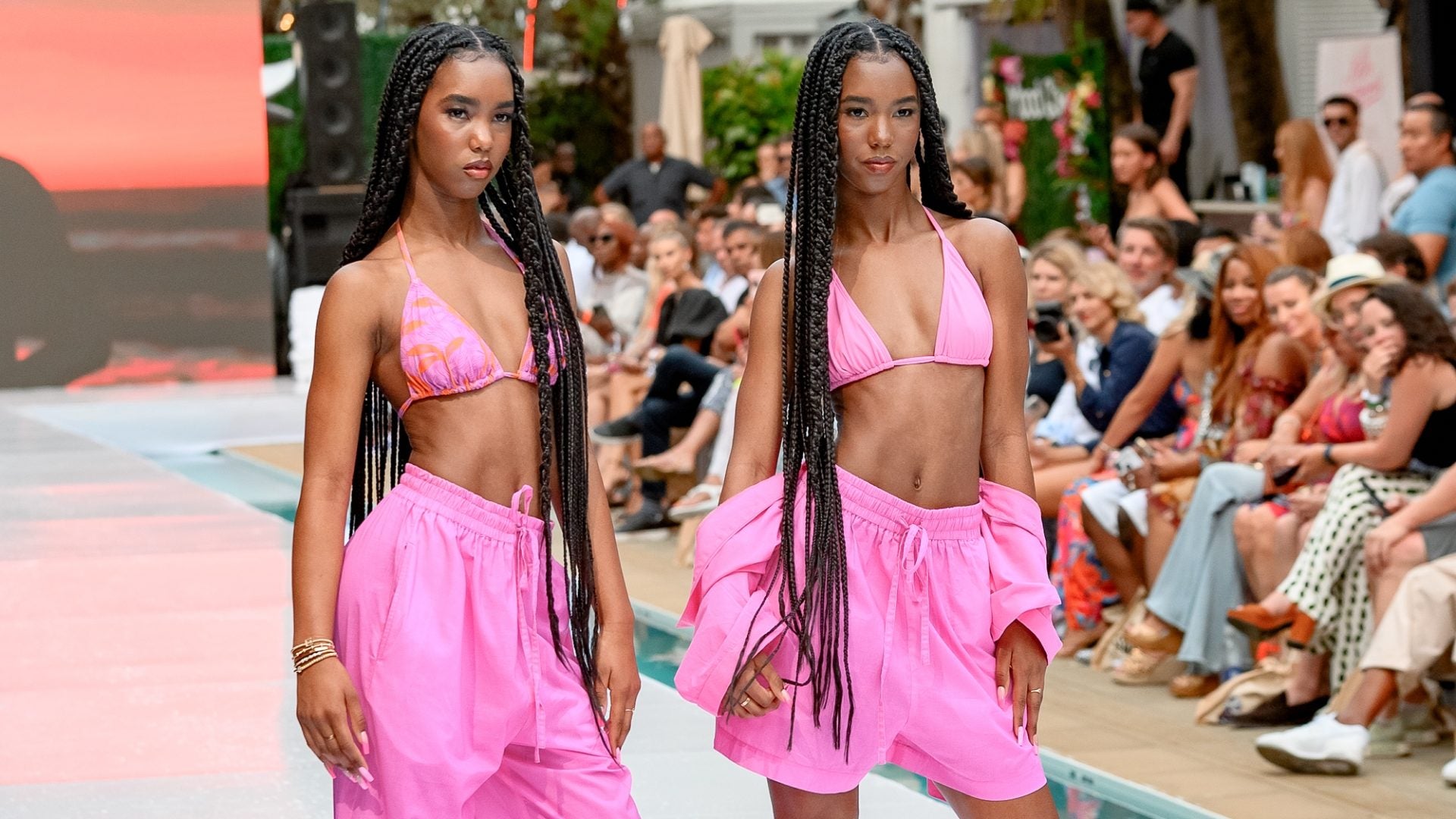 The Combs Twins, 16, Rip The Runway At Miami Swim Week