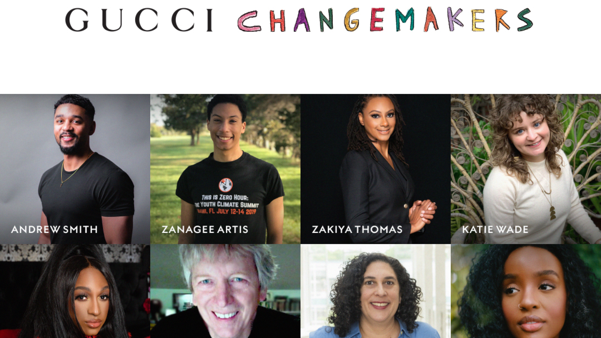 Gucci Announces Its 2023 Changemakers Recipients