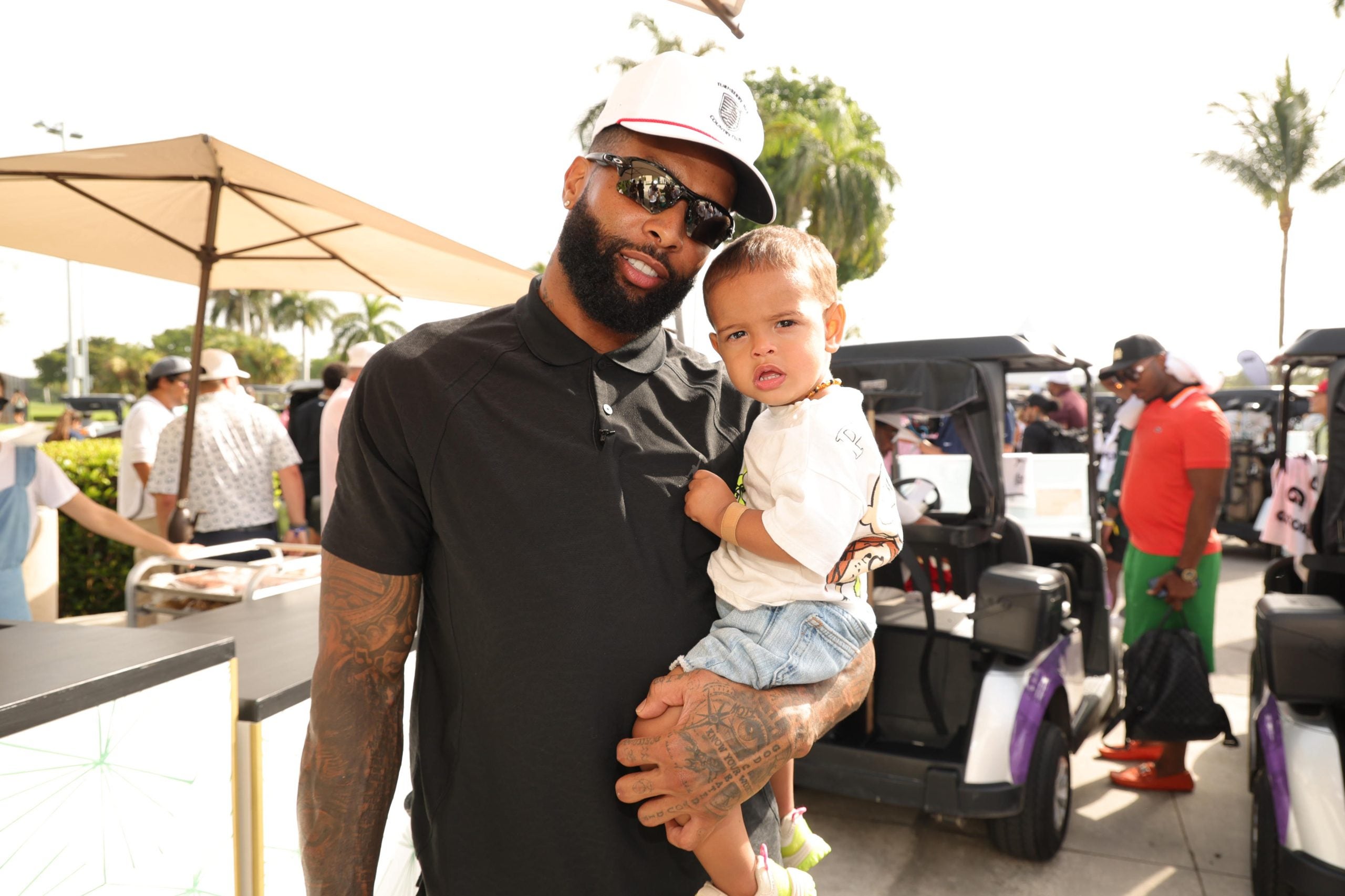 Odell Beckham Jr. Golfs with DJ Khaled