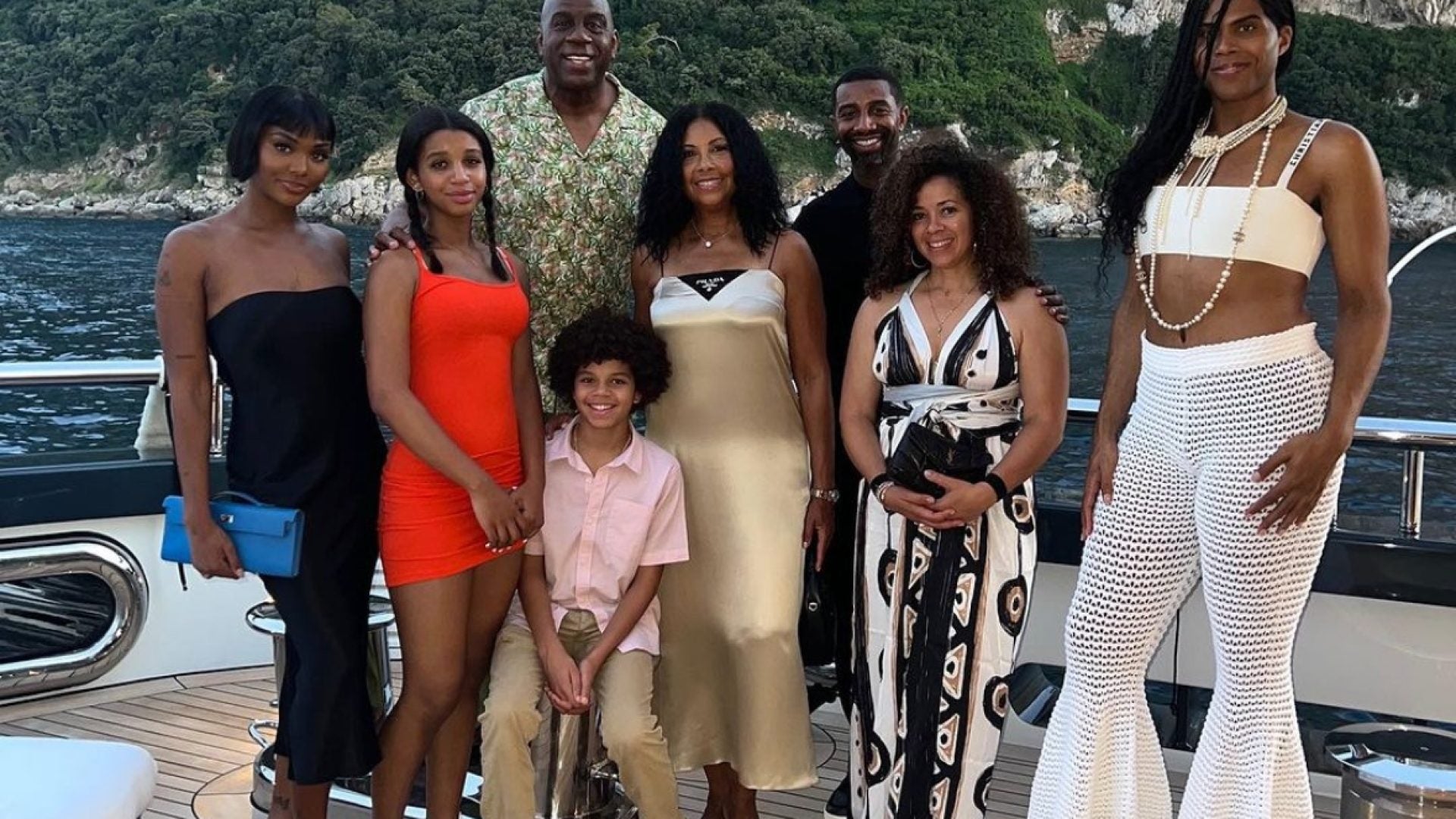 Magic Johnson And Cookie's Kids Have Joined Their Lavish European Vacation