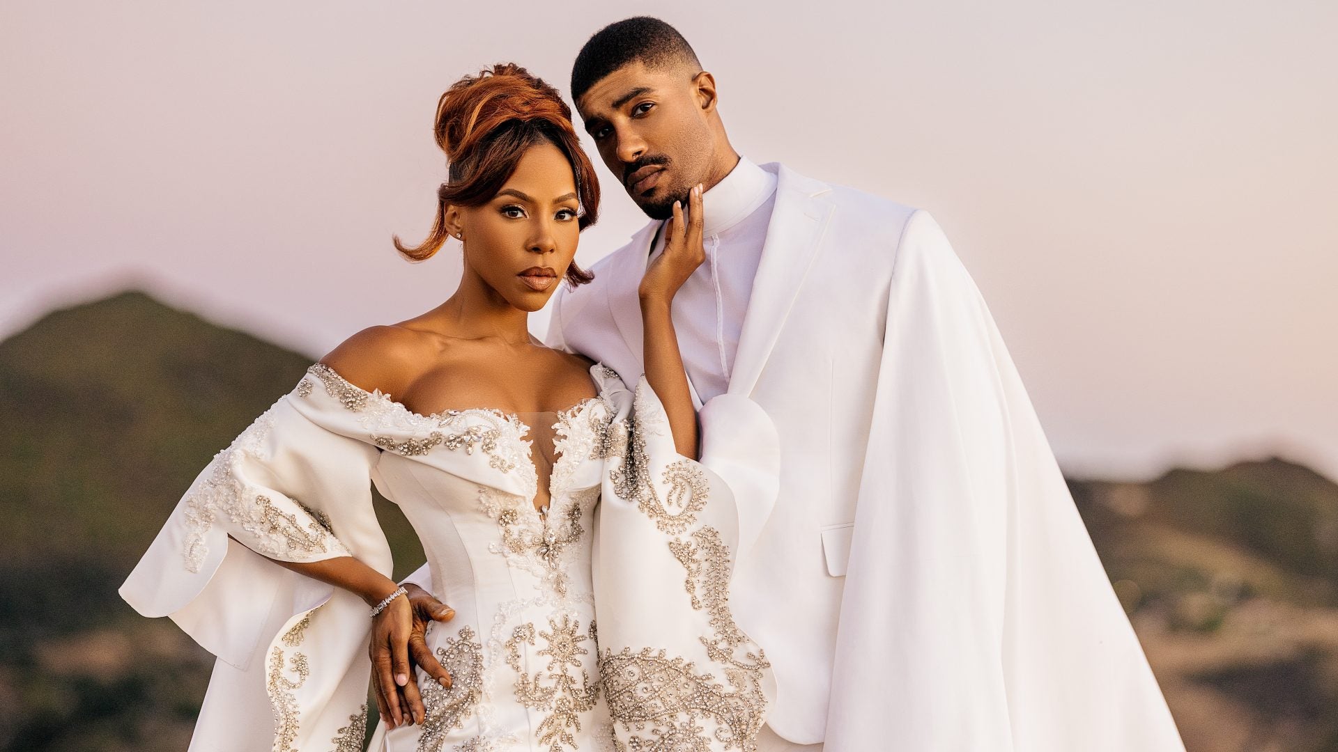 Exclusive: See BET Stars KJ Smith And Skyh Black's Gorgeous Engagement Shoot