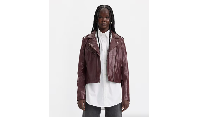 Highsnobiety – Leather Jacket Olive Green