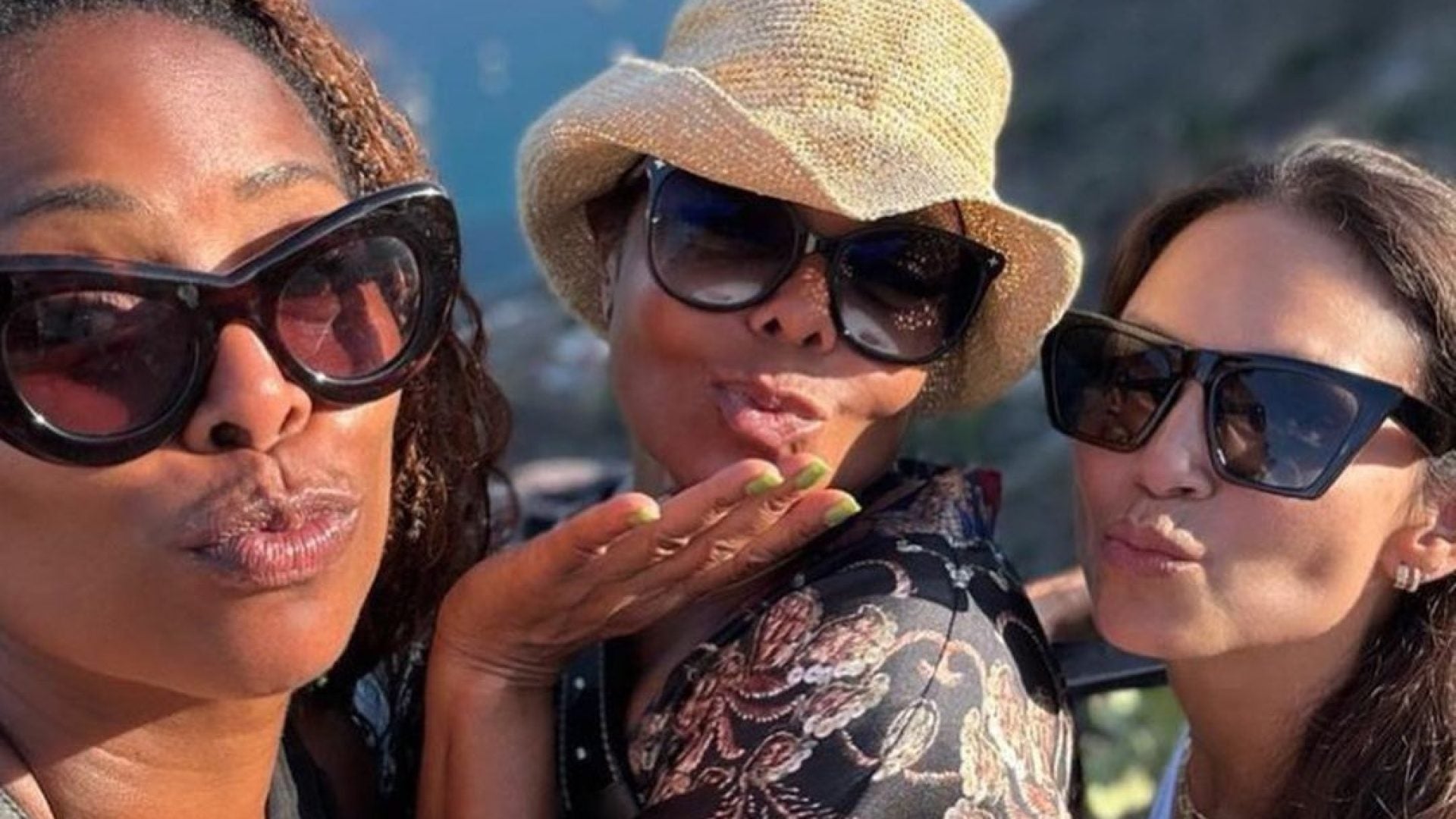 It’s A Girls Trip! Janet Jackson And Tasha Smith Live It Up In Italy