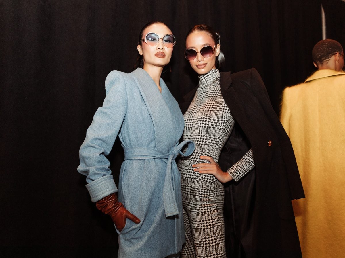 Backstage At Sergio Hudson’s Vintage-Inspired SS '24 Presentation