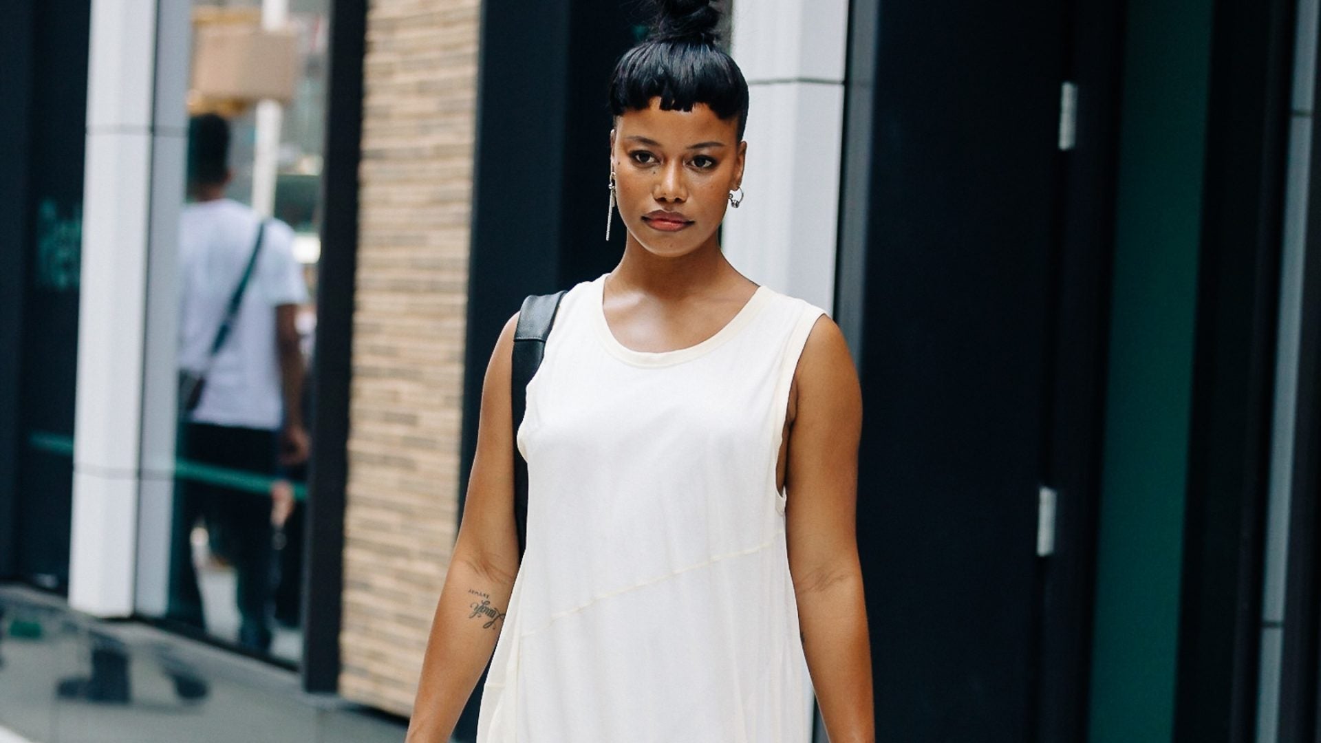 Celebrity Look Of NYFW Spring Summer '24 Day 1: Taylour Paige