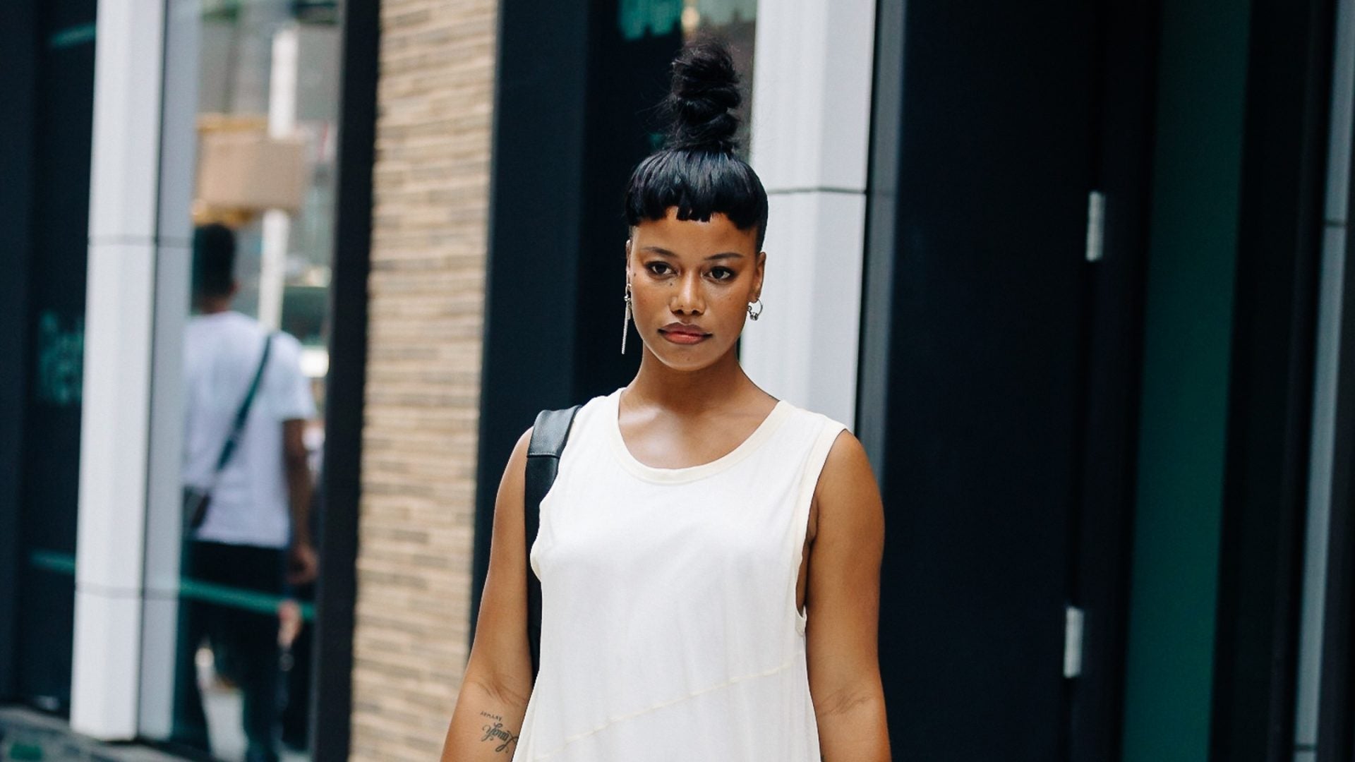 Celebrity Look Of NYFW Spring Summer '24 Day 1: Taylour Paige