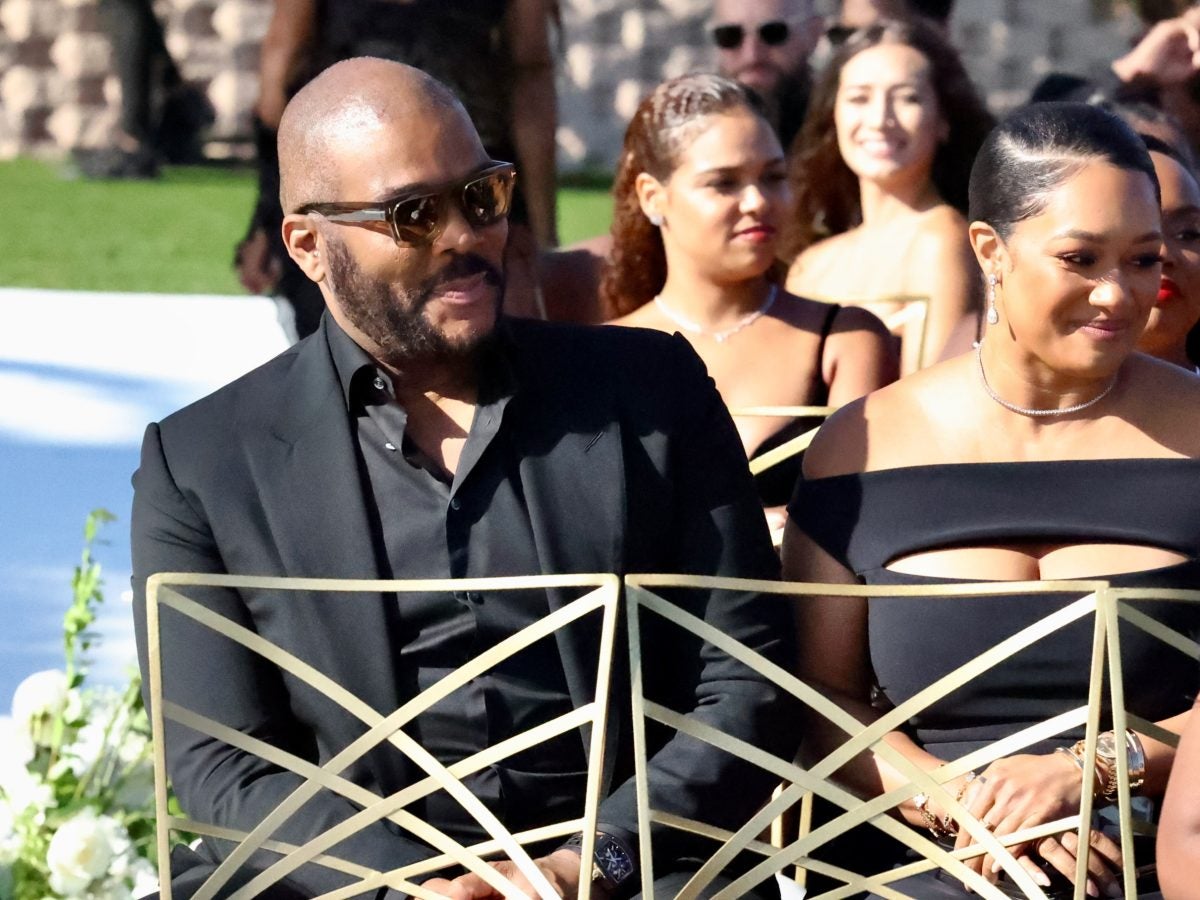 Tyler Perry And BET's Biggest Names Were Present For KJ And Skyh Black's Star-Studded Wedding