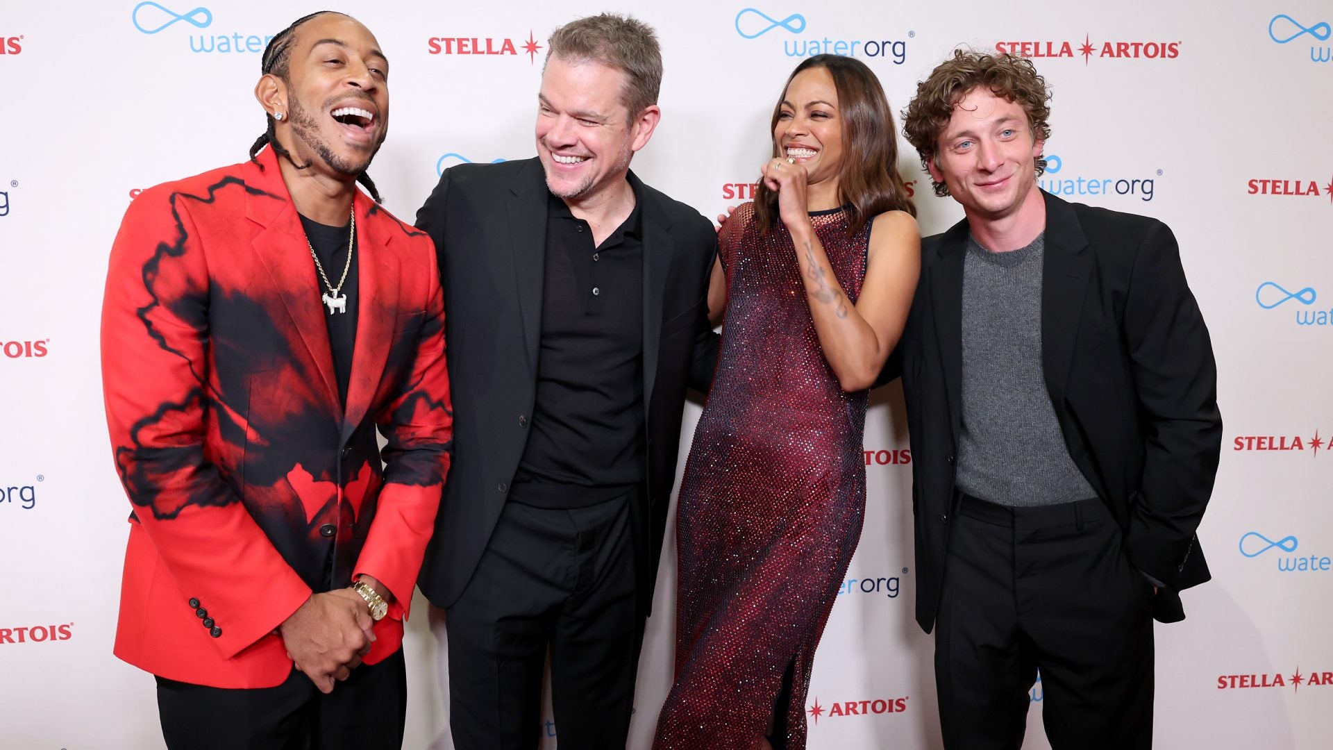 Zoe Saldaña,Ludacris And Matt Damon Team Up For "The World's Most Fascinating Dinner" For A Cause