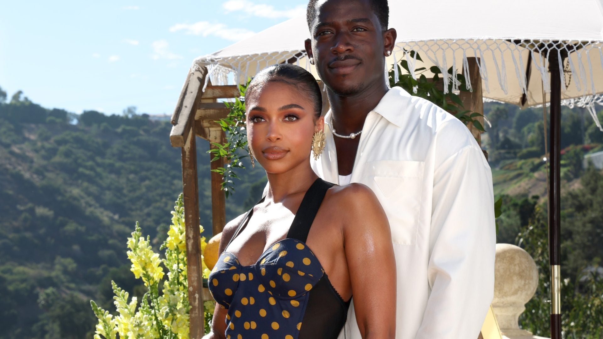 Lori Harvey And 'Twin' Damson Idris Celebrate His 32nd Birthday With One-Of-A-Kind Beige Party 