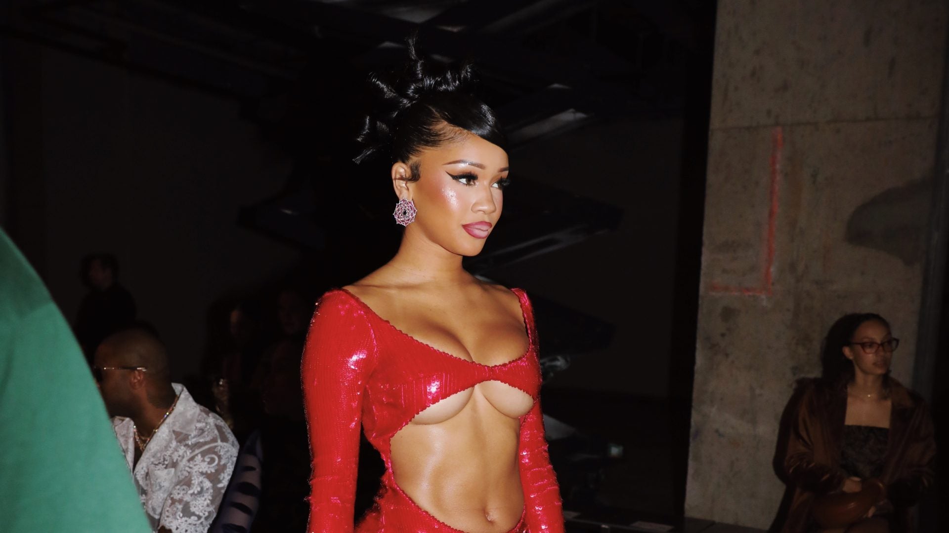 Celebrity Look Of NYFW Spring Summer '24 Day 4: Saweetie