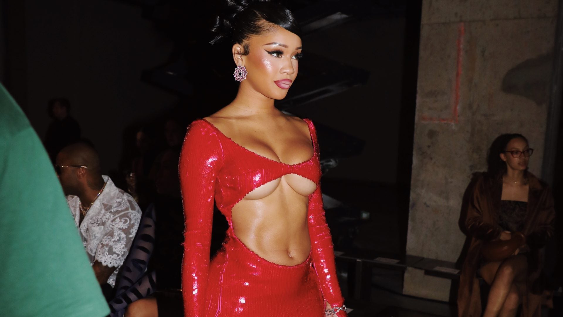 Celebrity Look Of NYFW Spring Summer '24 Day 4: Saweetie