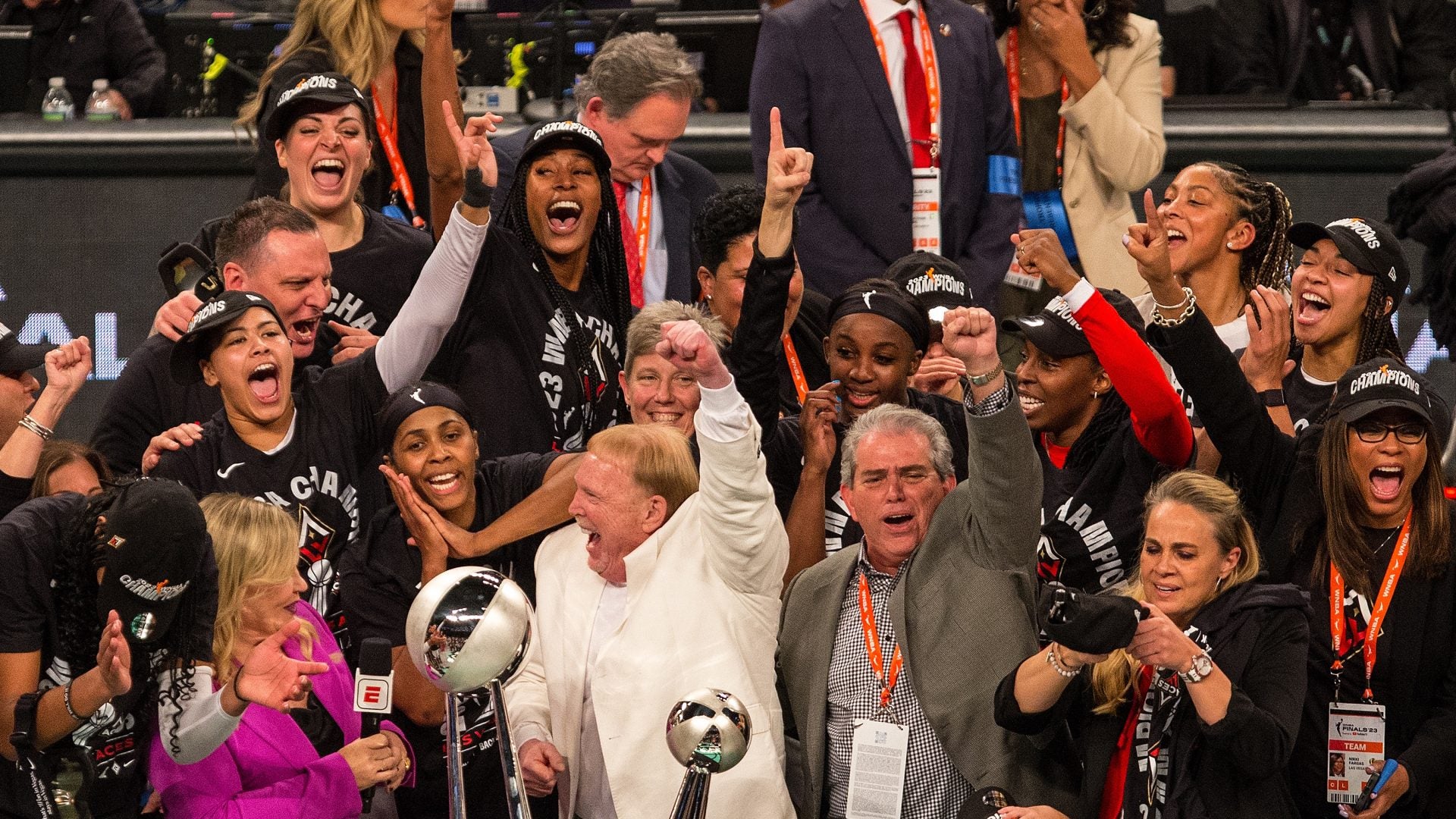 Exclusive: Las Vegas Aces President Nikki Fargas Celebrates 'Championship Culture' After Major Victory