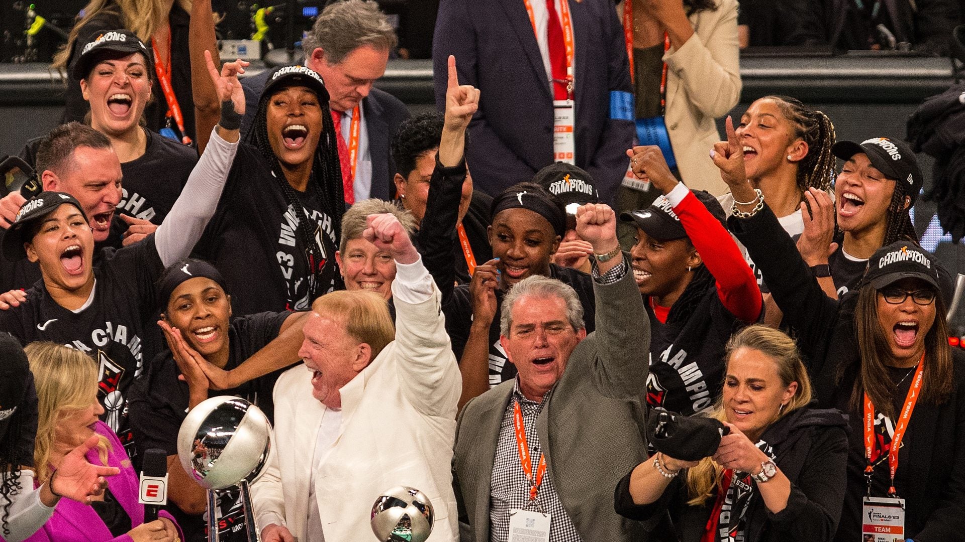 Exclusive: Las Vegas Aces President Nikki Fargas Celebrates 'Championship Culture' After Major Victory