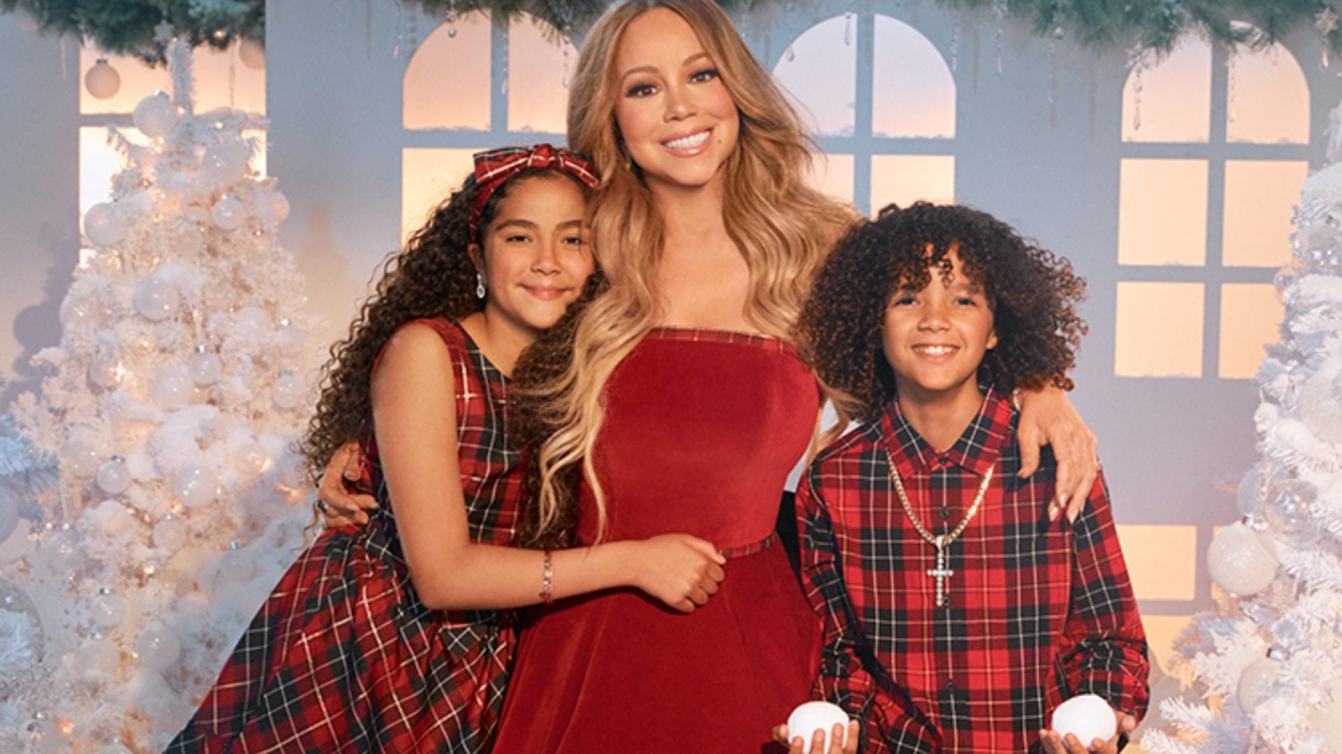 Mariah Carey And Her Twins, Roc And Roe, Star In The Children's Place Holiday Campaign