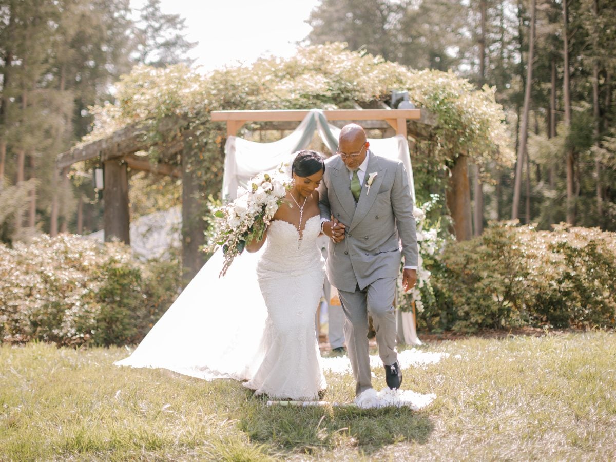 Bridal Bliss: Cindy And Keith's Dreamy North Carolina Nuptials Had Mountain Views — And Only Two Guests