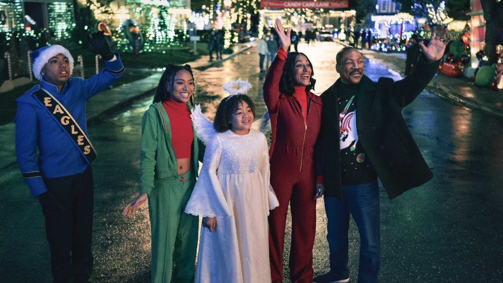 Eddie Murphy And Tracee Ellis Ross Celebrate The Holidays In ‘Candy Cane Lane’ Trailer