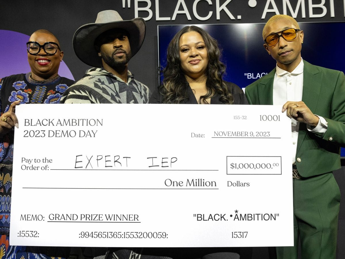 Pharrell's 'Black Ambition' Fund Grants $3.2M To 36 Founders Of Color