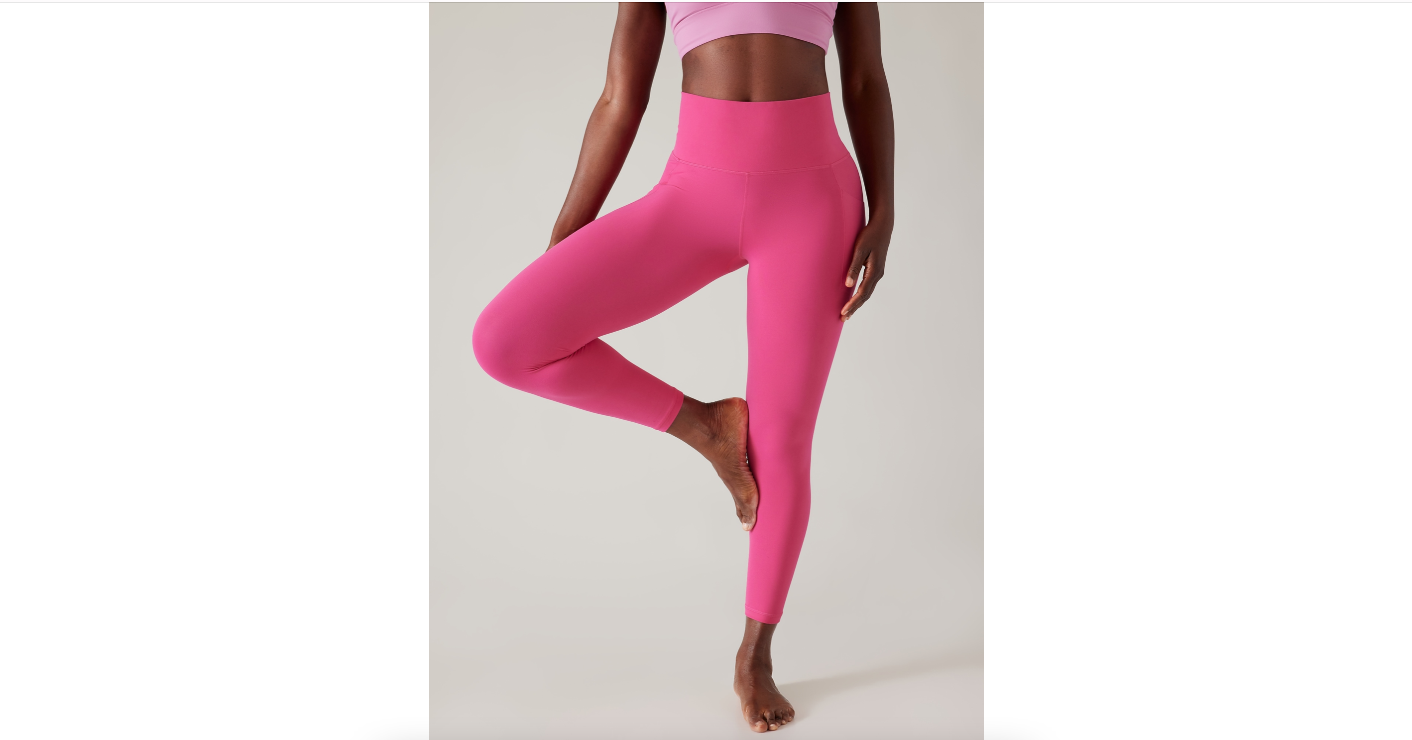 Alo Yoga Women's High Waisted Blush Pink Cargo Leggings Pants Sz