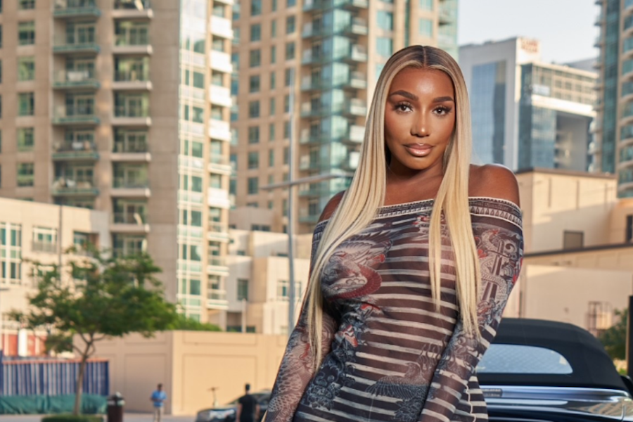 Nene Leakes Wears A Jean Paul Gaultier Look On Vacation