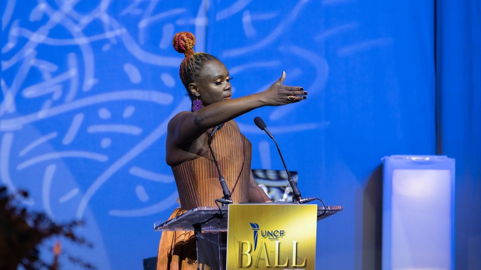 ESSENCE President And CEO Caroline Wanga Delivers Moving Keynote Address At UNCF Masked Ball