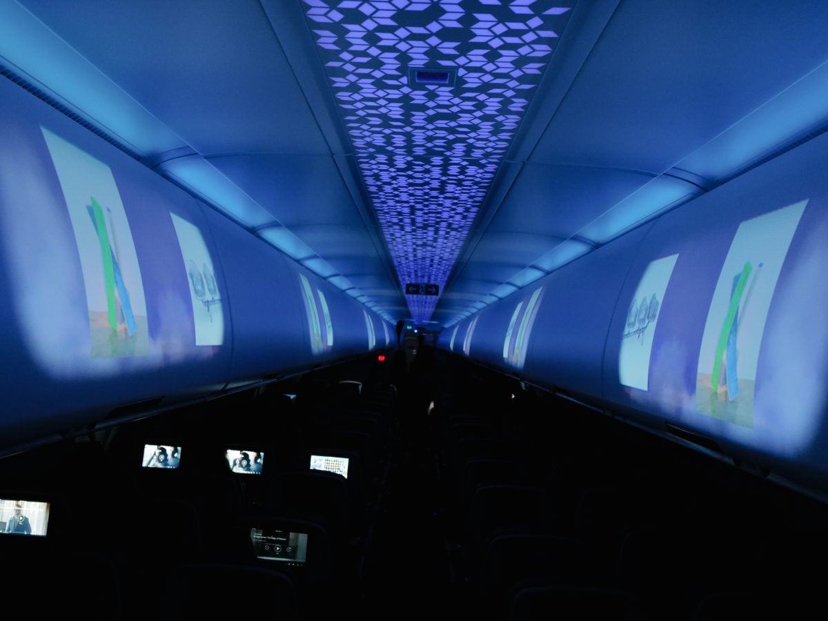 Delta Turned A Plane Into An Immersive Art Gallery For Art Basel And We Were On It