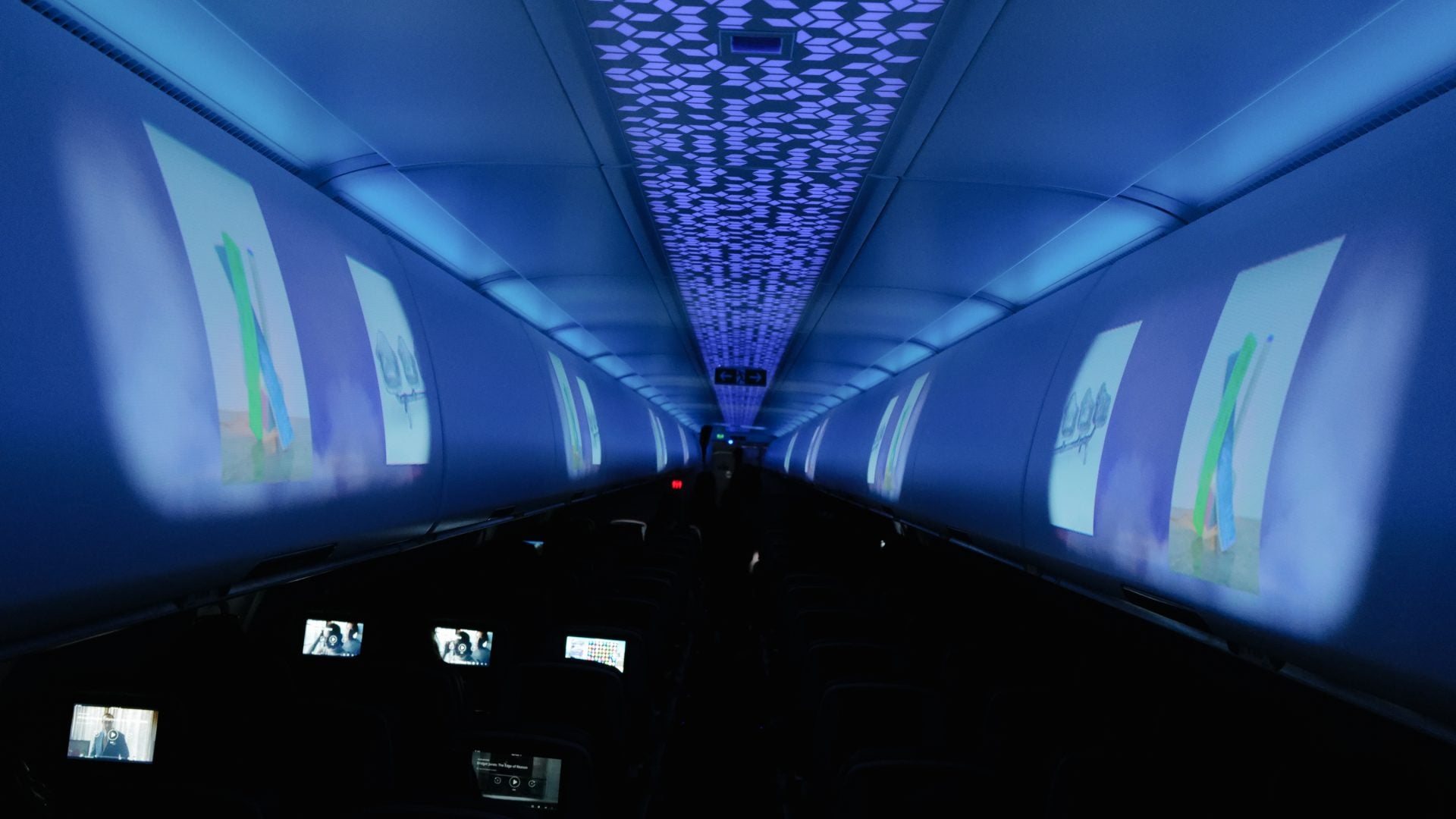 Delta Turned A Plane Into An Immersive Art Gallery For Art Basel And We Were On It