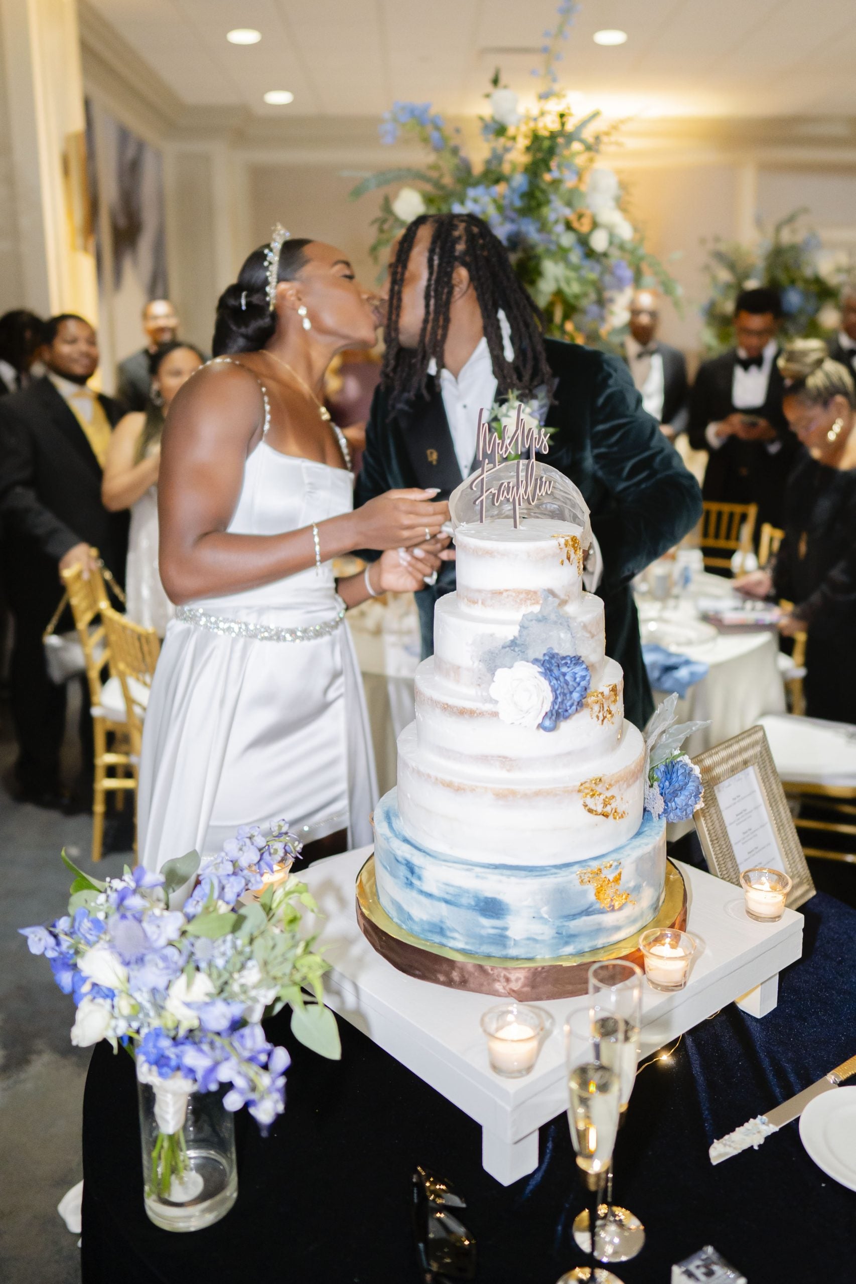 Exclusive: Olympic Gold Medalist Simone Manuel And Denzel Franklin Brought New Orleans To Houston For Their Stunning Wedding