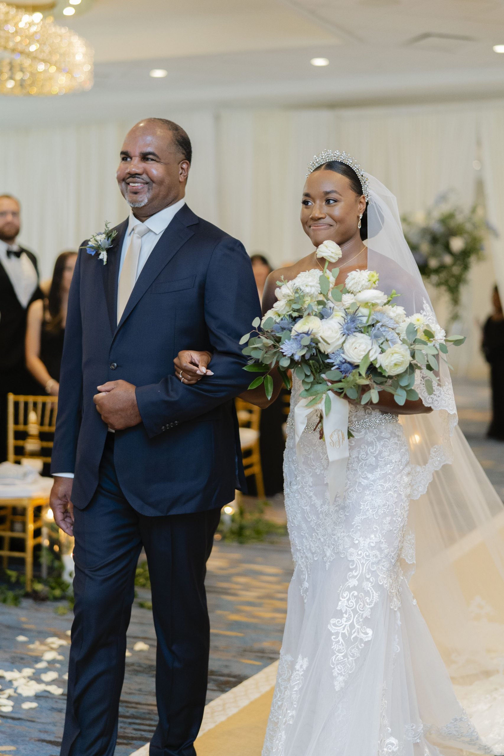 Exclusive: Olympic Gold Medalist Simone Manuel And Denzel Franklin Brought New Orleans To Houston For Their Stunning Wedding