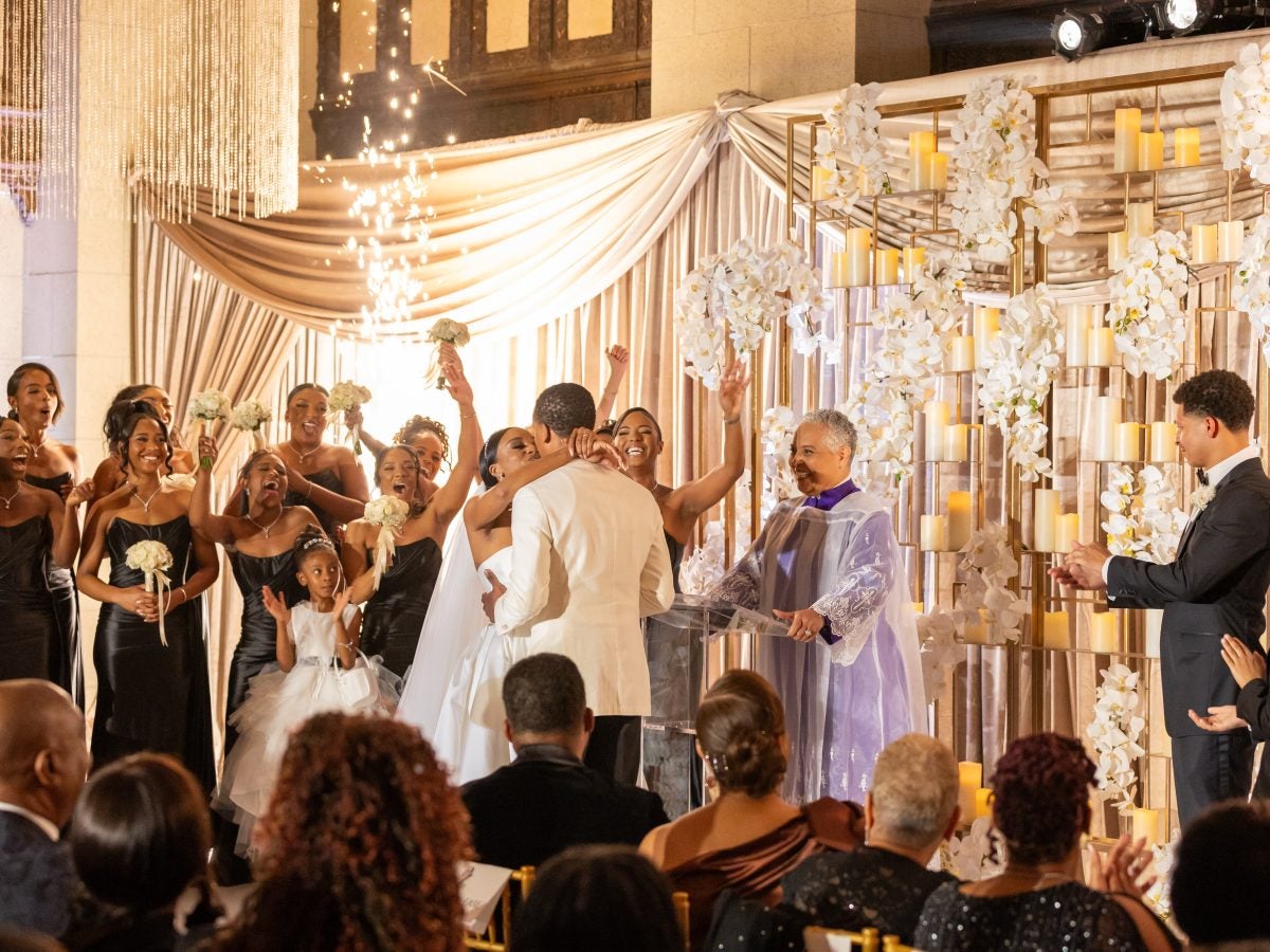 Bridal Bliss: Vanessa Bell Calloway's Daughter Ally Married Longtime Love Zach In A Star-Studded, 'Old Hollywood' Inspired Celebration