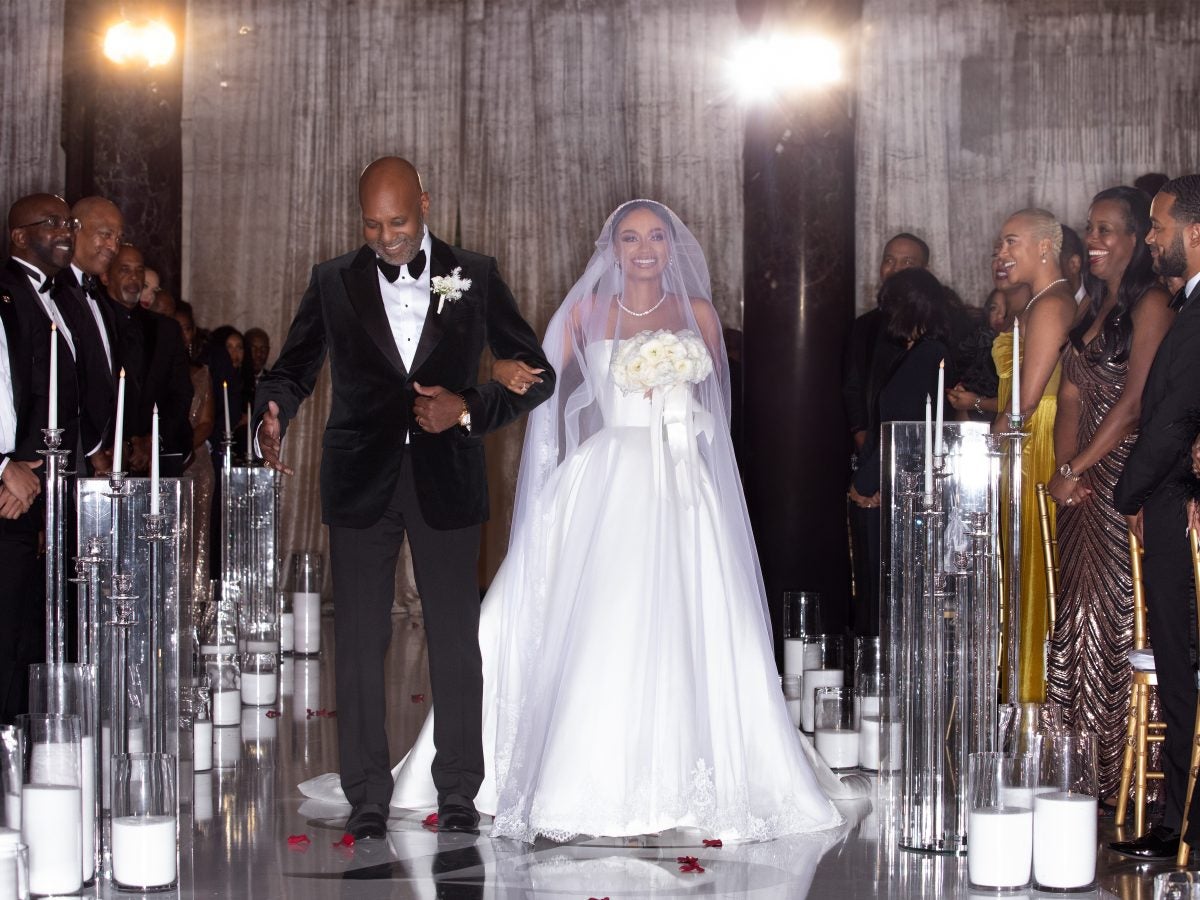 Bridal Bliss: Vanessa Bell Calloway's Daughter Ally Married Longtime Love Zach In A Star-Studded, 'Old Hollywood' Inspired Celebration