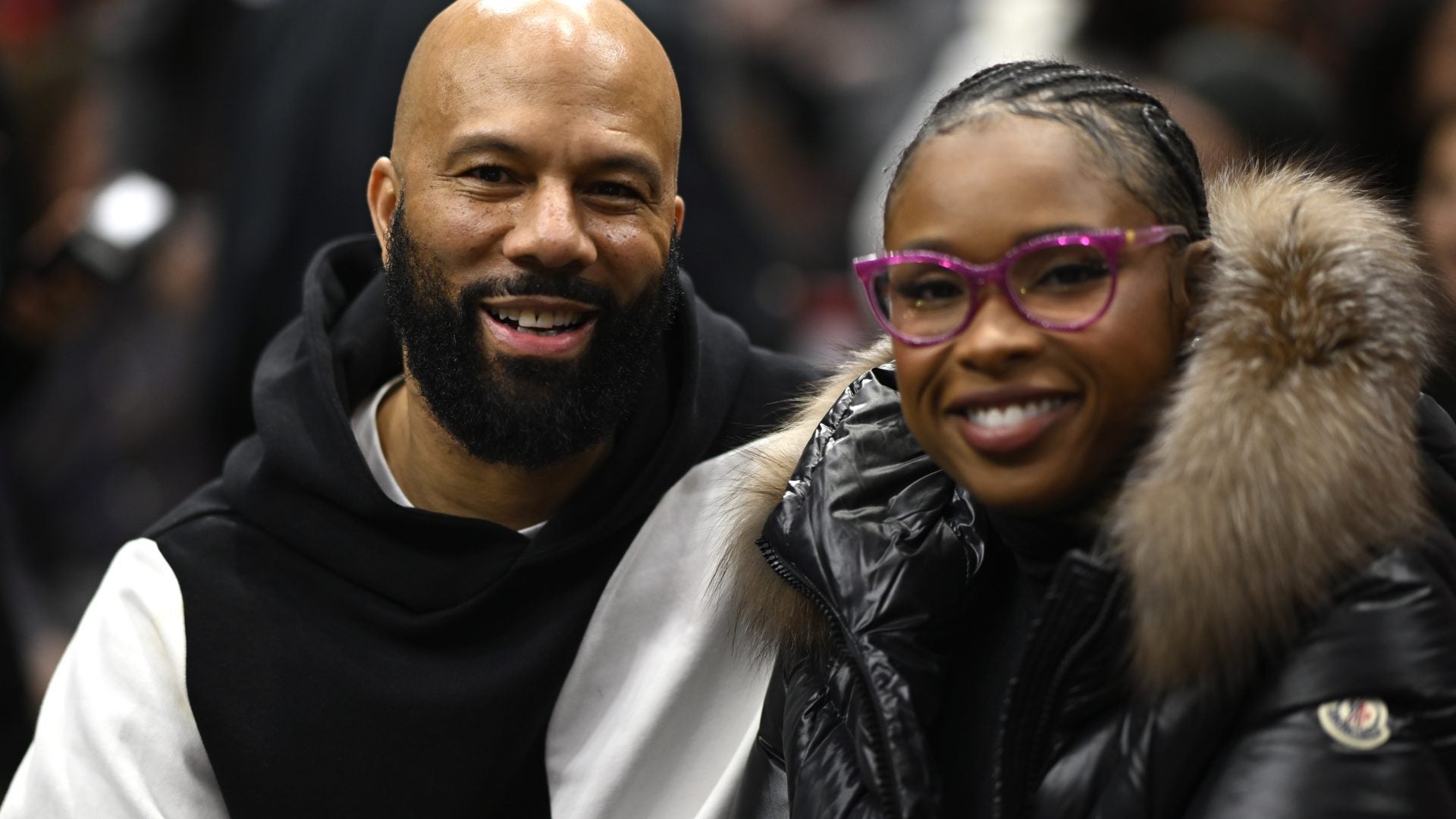 Jennifer Hudson And Common Looked Quite Cozy At A Chicago Bulls Game