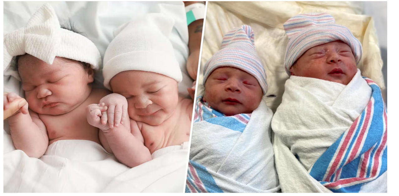 Special Deliveries! Two Families Ring In 2024 With A Set Of Twins Born