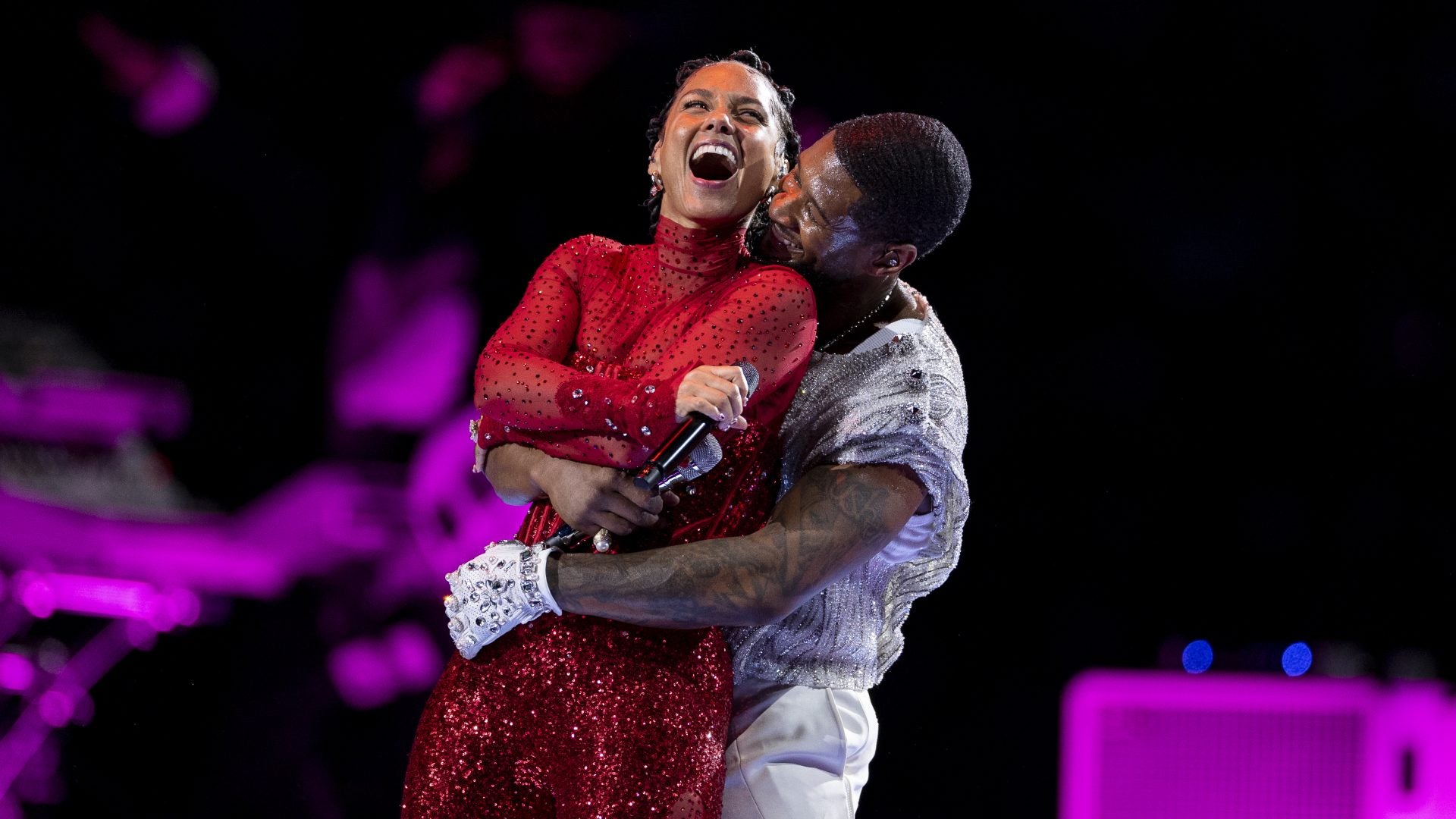 Swizz Beatz Says 'Negative' Critics Of Alicia Keys And Usher's Halftime Show Moment Are Worried About The Wrong Thing