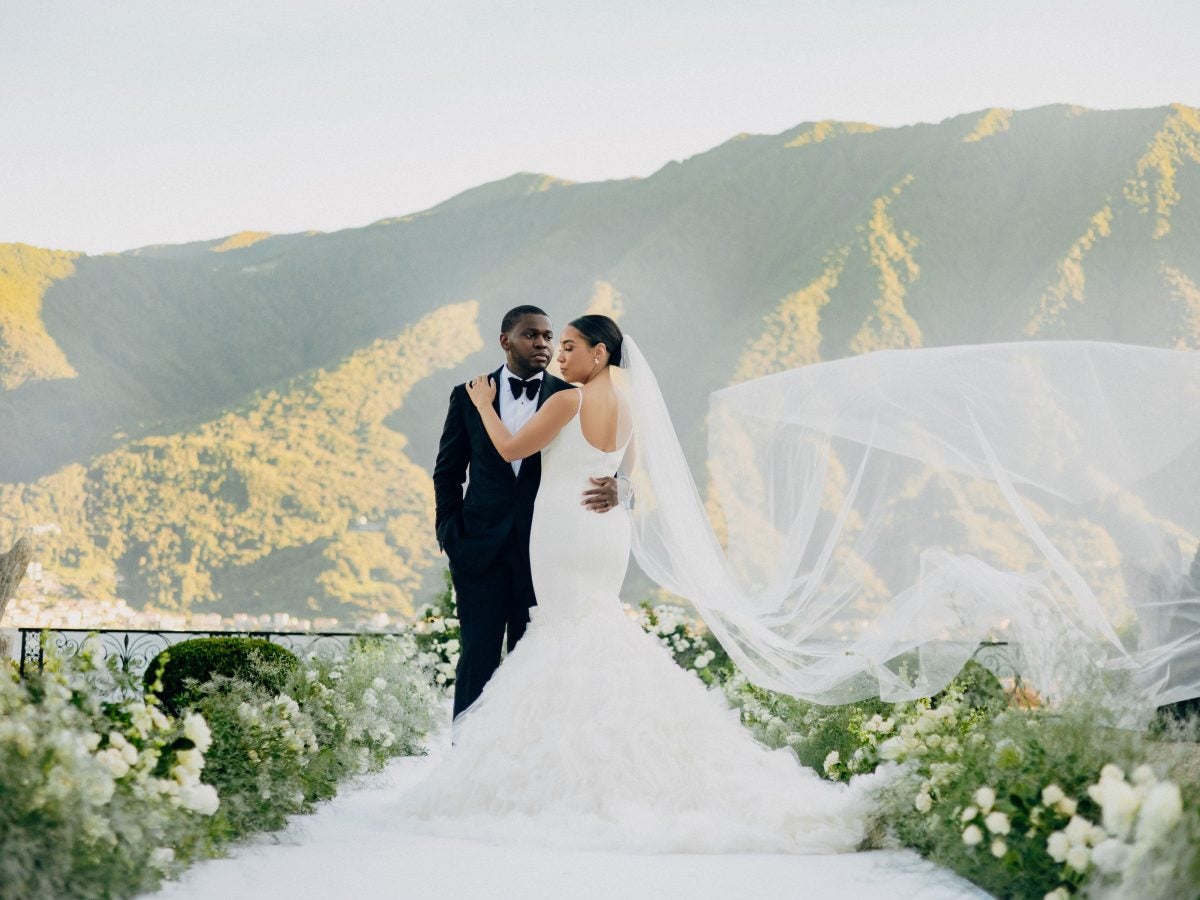 Bridal Bliss: Amber And Femi's Lake Como, Italy Wedding Was Filled With Love And Luxury