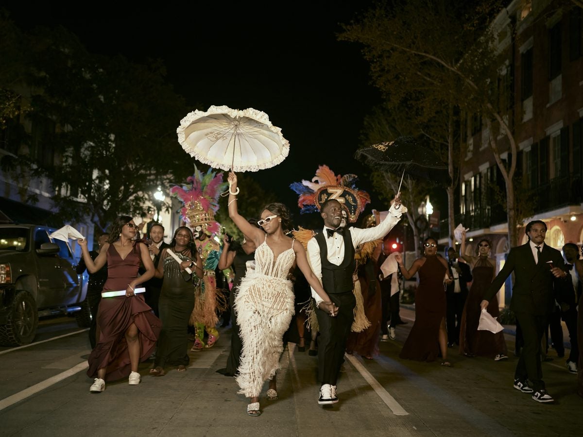 Bridal Bliss: Rubi And Cleveland Celebrated Their Love With A Huge Party, And Second Line Parade, In Downtown New Orleans