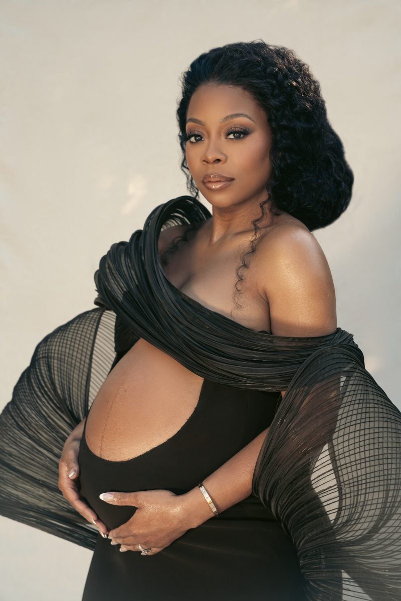 Bresha Webb On The Joy Of High Fashion Maternity Shoots