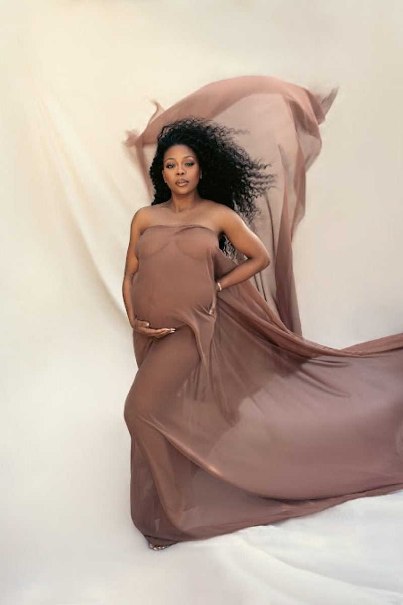 Bresha Webb On The Joy Of High Fashion Maternity Shoots