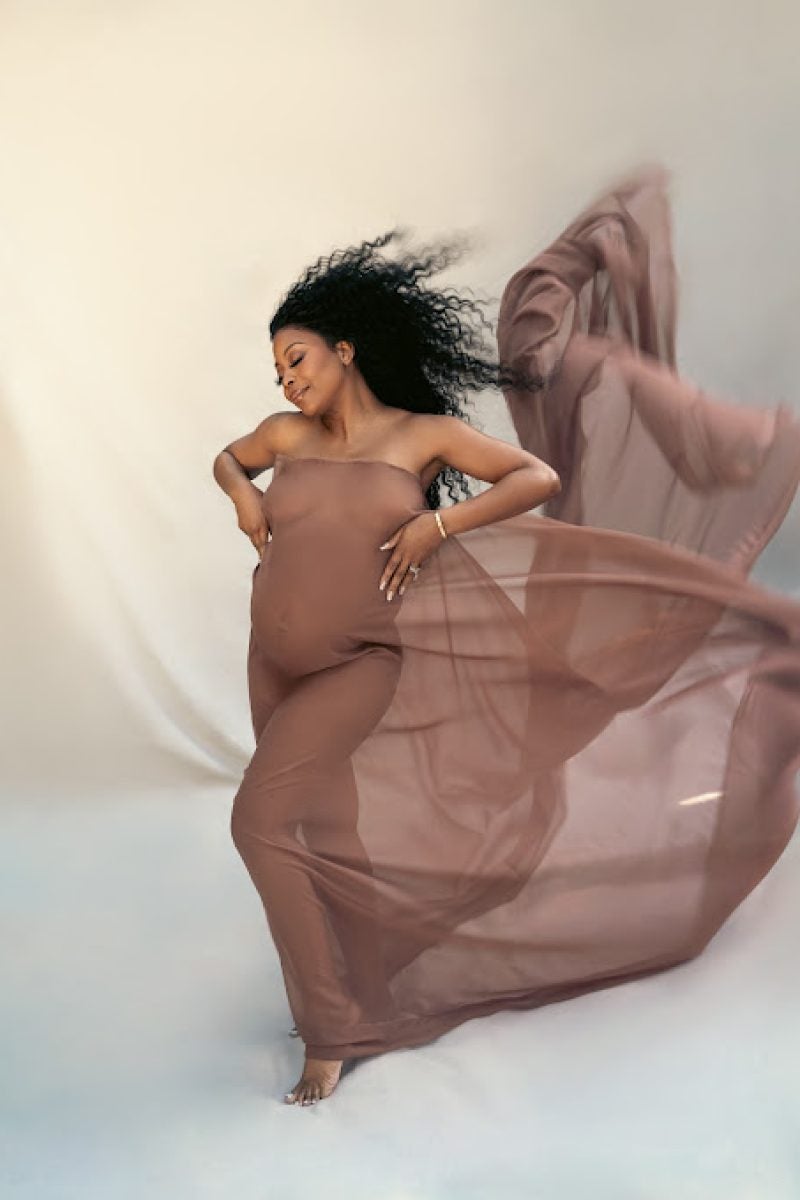 Bresha Webb On The Joy Of High Fashion Maternity Shoots