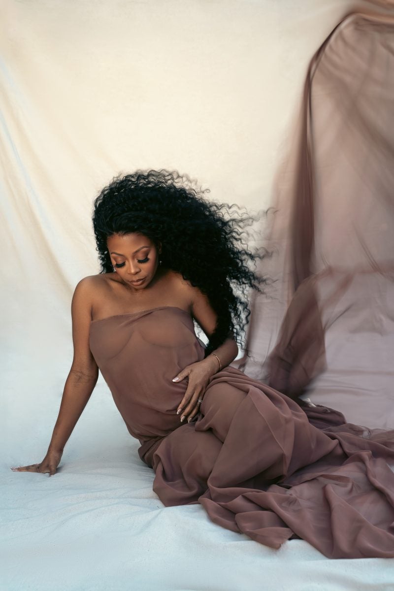 Bresha Webb On The Joy Of High Fashion Maternity Shoots