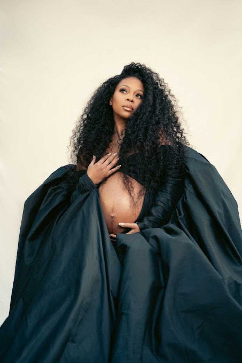 Bresha Webb On The Joy Of High Fashion Maternity Shoots