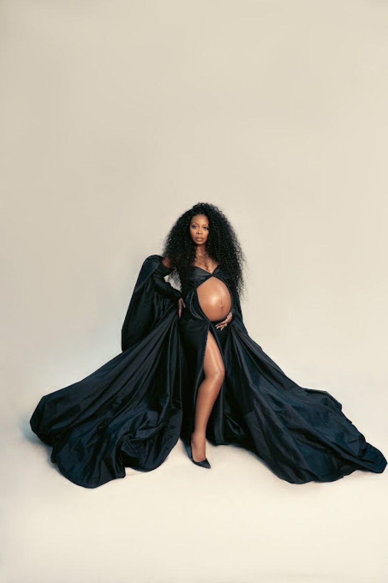 Bresha Webb On The Joy Of High Fashion Maternity Shoots